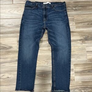 Signature by Levi Strauss Dark Blue Straight Jeans
